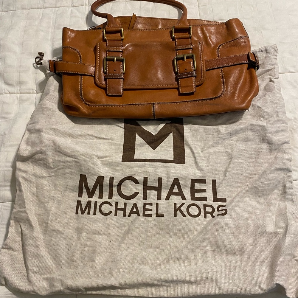 Michael Kors Medium Brown Leather Bag